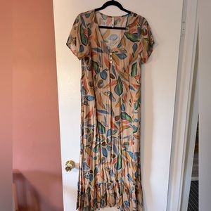 Rachel Pally floral crepe maternity dress